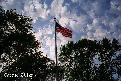 My American flag picture.  You can find more of my pictures on my Grok's Pix pages.