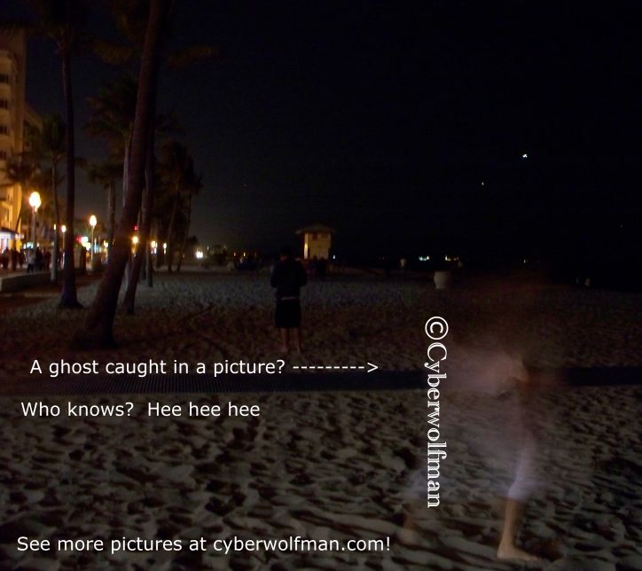 ghostly appearance during supermoon